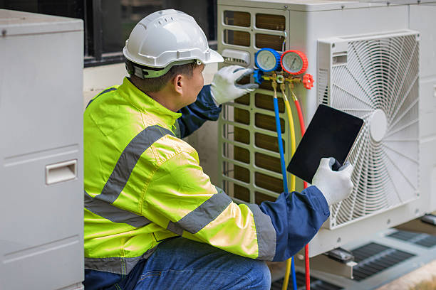 Professional Heat Pump Repair technician working in Baldwin, GA